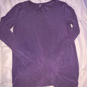 Open back long sleeve